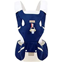 Los mejores  - Portabebes-Sunzit Portabebes Ergonómico Transpirable Ajustable Algodón Mochila Portabebés Multifuncional con asiento de…